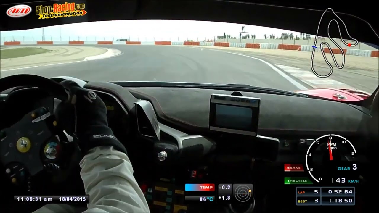 Ferrari F458 GT3: Qualifications GT Tour Ledenon