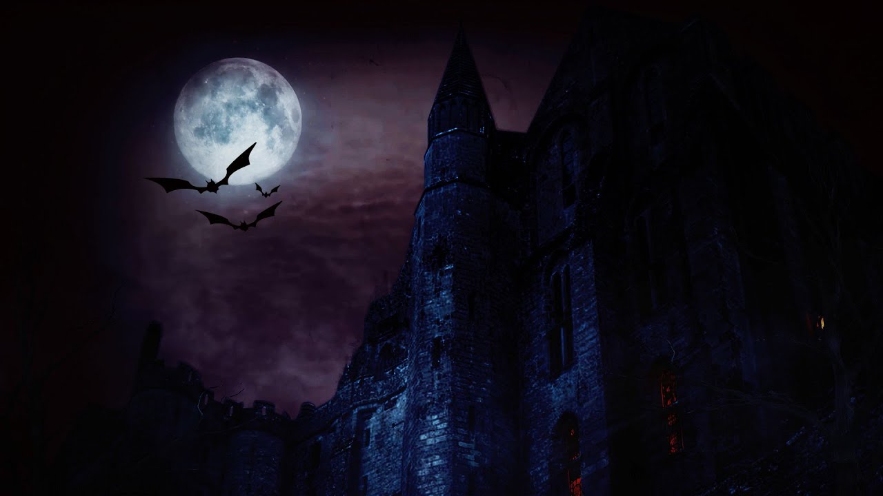 🦇 DRACULA'S CASTLE | Scary Night Sounds | Dark Spooky Halloween Ambience 🎃