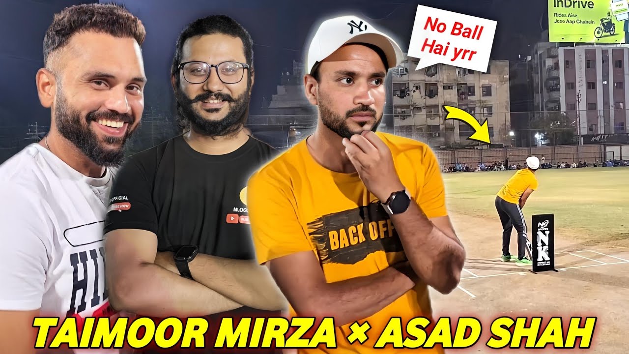 Taimoor Mirza, Asad Shah Aur Zaheer Kalia Ka Match Karachi Ke Star Players Se parh Gaya 😮