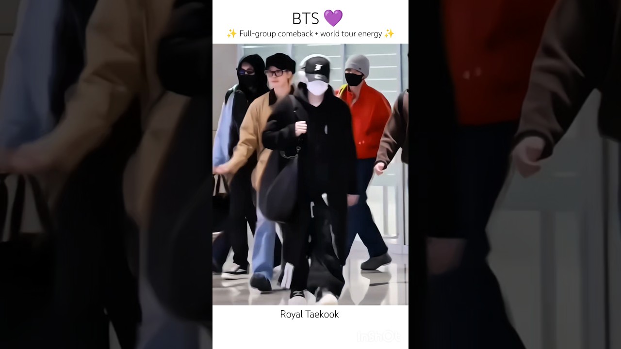 Full-group comeback + world tour energy✨😍💜|| #bts#viral#shorts#ytshorts#fyp@royaltaekook