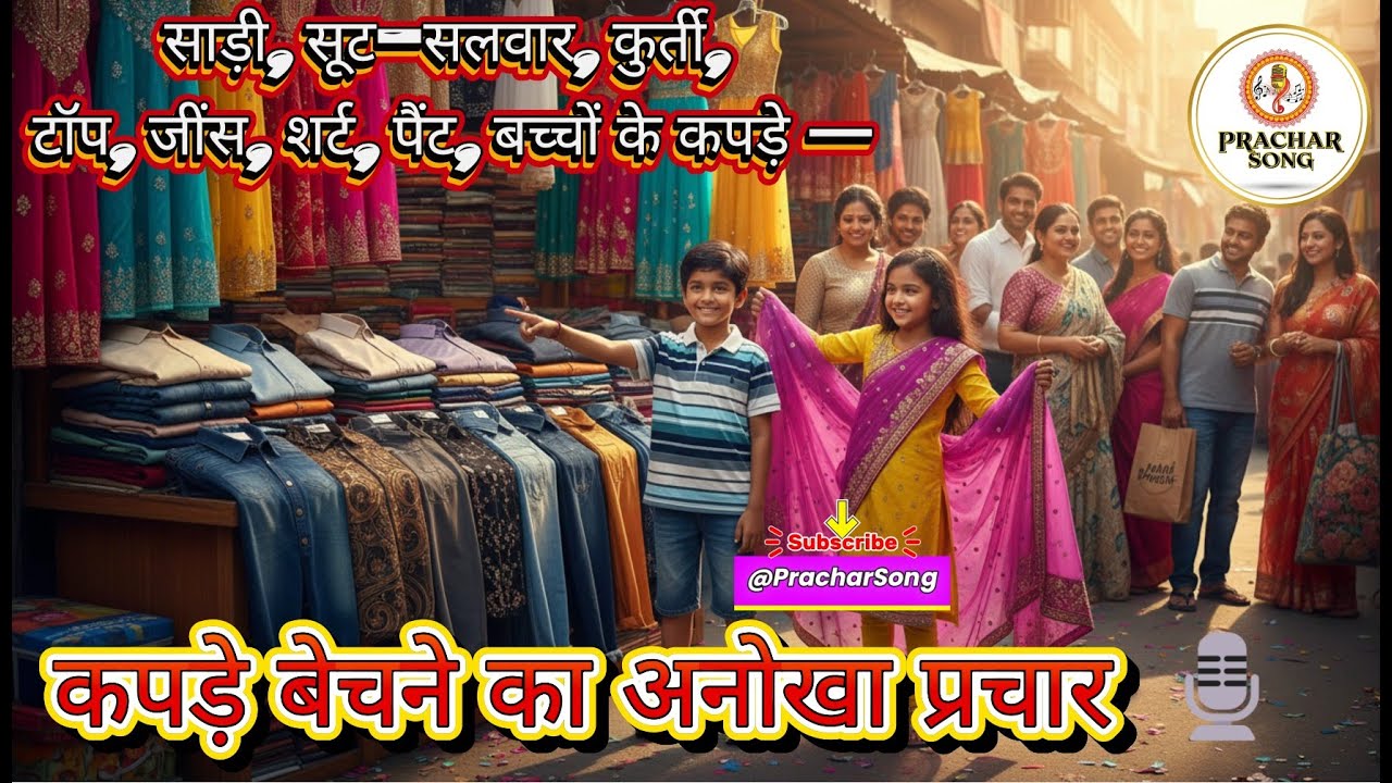 कपड़े का प्रचार रिकॉर्डिंग !! kapde ka prachar recording !! वायरल 2026