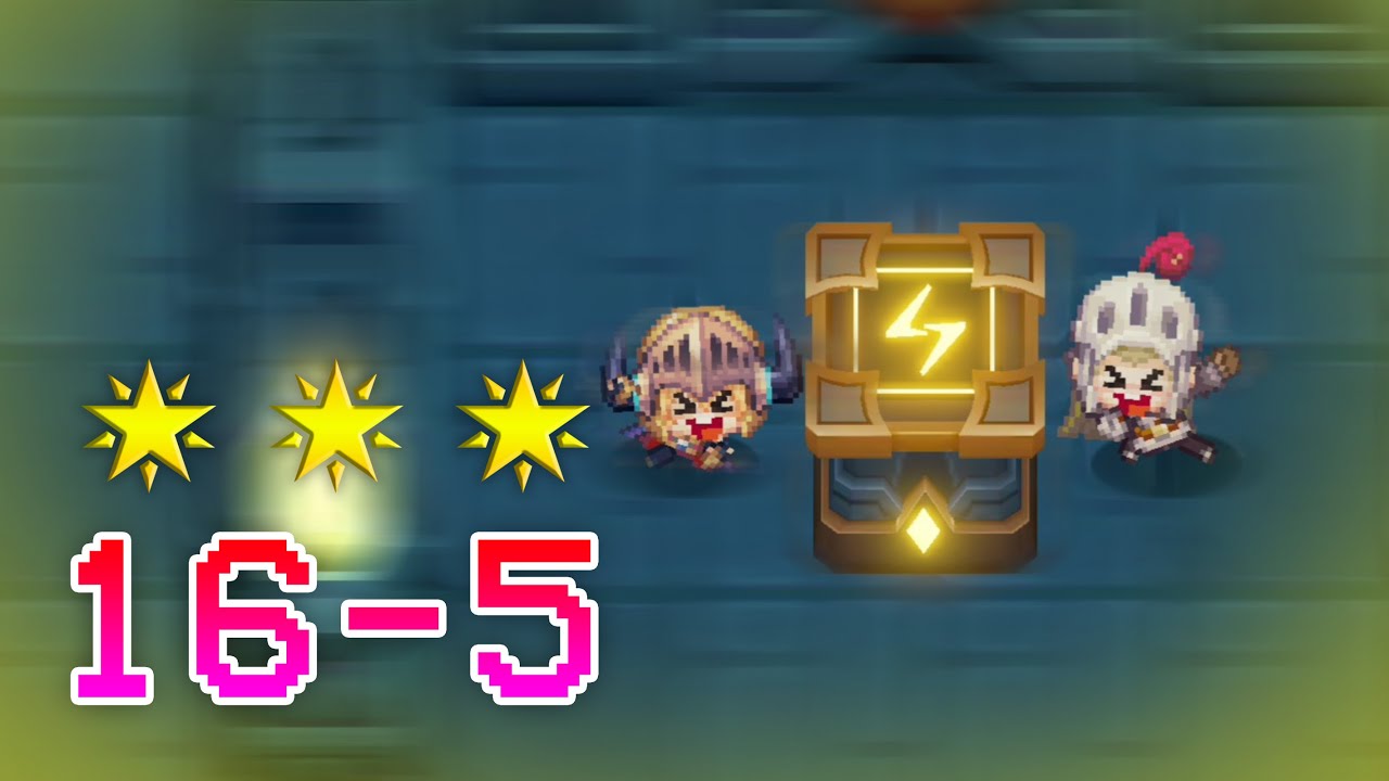 Guardian Tales 16-5 Guide (Full 3 Star) | Temple of Lightning