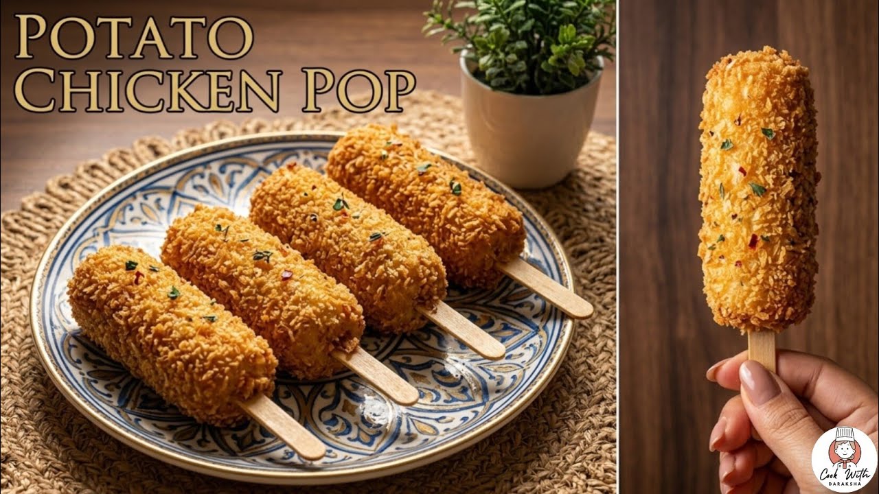Potato Chicken Pops - यह DIY KFC रेसिपी है, Ramadan में इसे बना कर अपने घरवालों को खुश कर दीजिए।