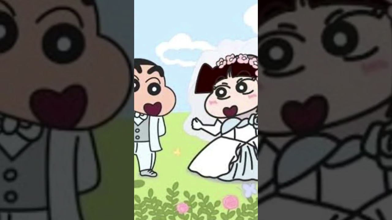 shinchan and his girlfriend 👩&zwj;❤️&zwj;👨❤️