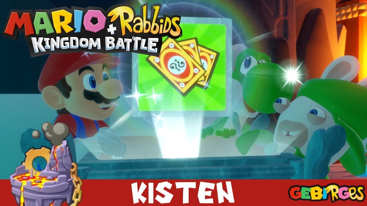 Kisten & R&auml;tsel der Lavagrube (Welt 4) 🐇 Mario + Rabbids Kingdom Battle