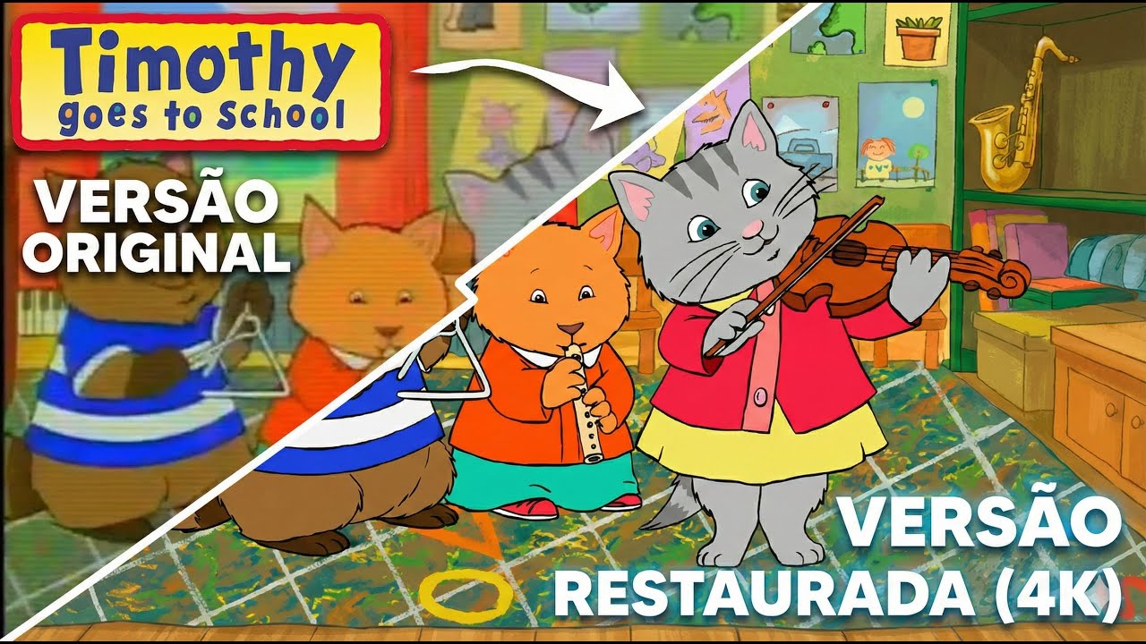 Timothy Vai à Escola ☀️ Abertura Restaurada| Nostalgia TV Cultura [4K]