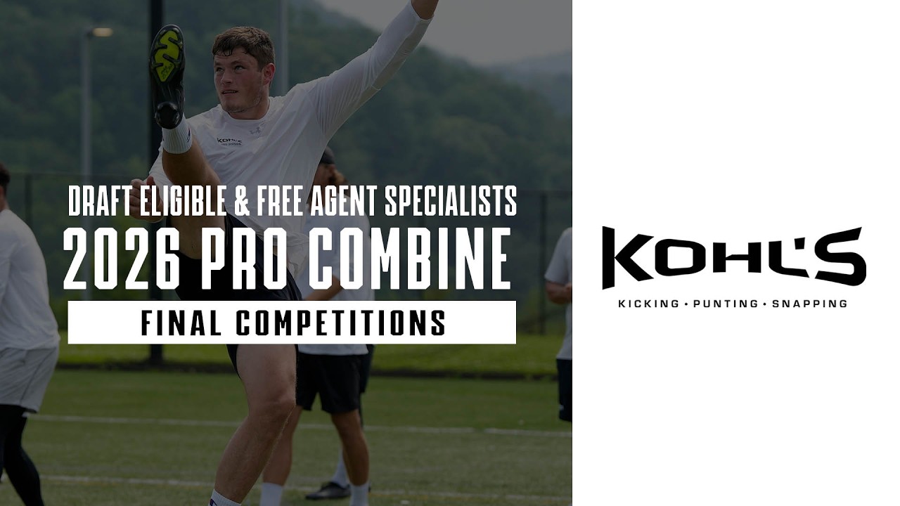 2026 Kohl's Pro Combine // Final Competitions // Kickers, Punters, Snappers