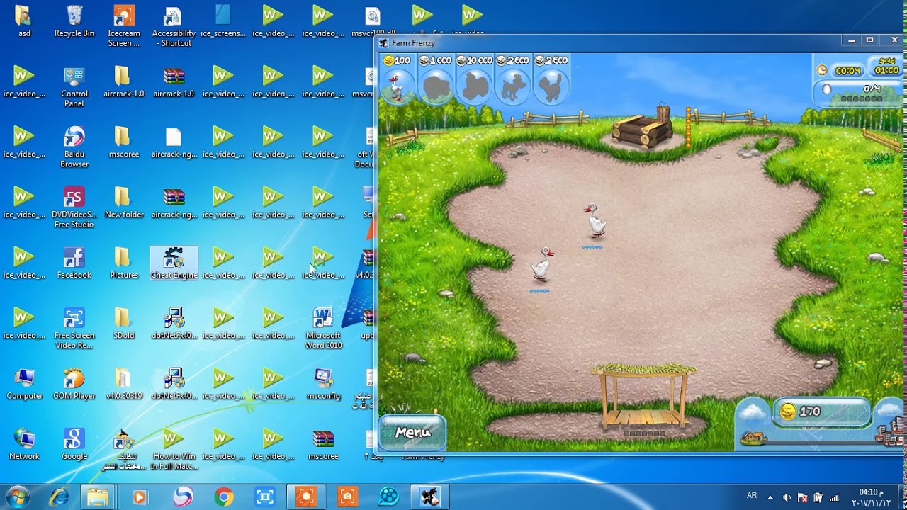 تهكير لعبة FARM FRENZY 1