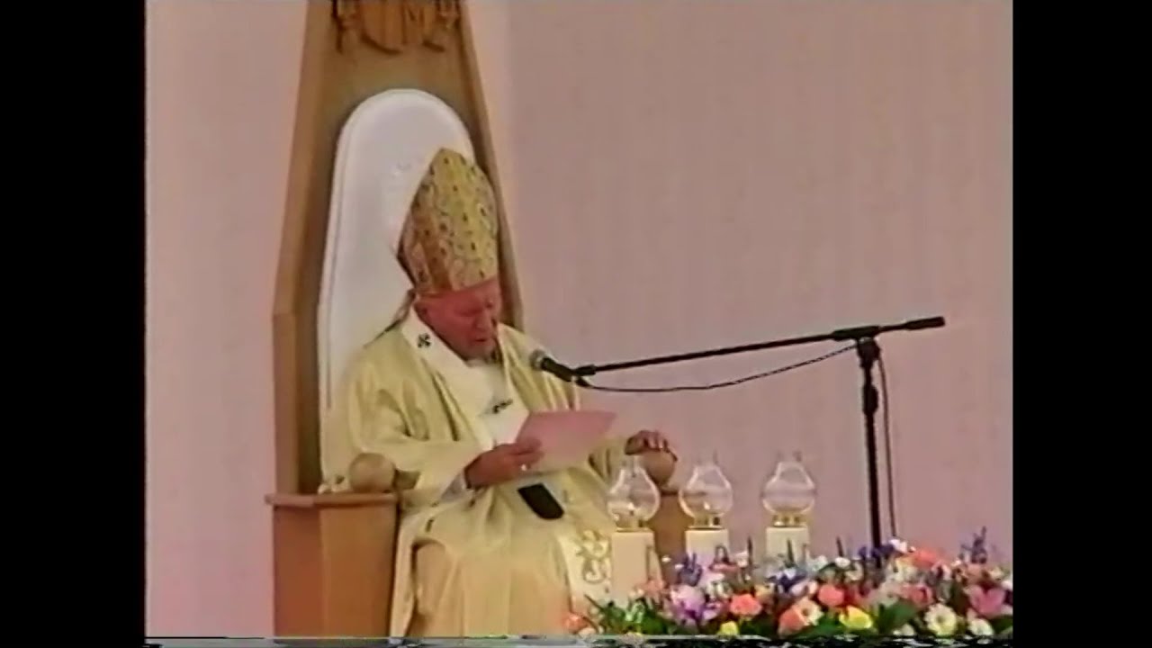 Pielgrzymka Papieża Jana Pawła II w Kaliszu - czerwiec 1997