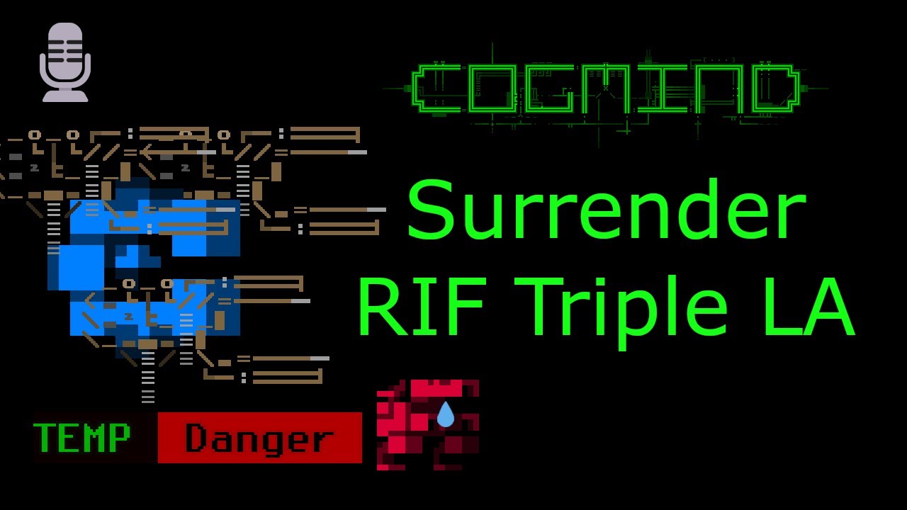 Cogmind Surrender Ending RIF Triple Linked Autogun Run