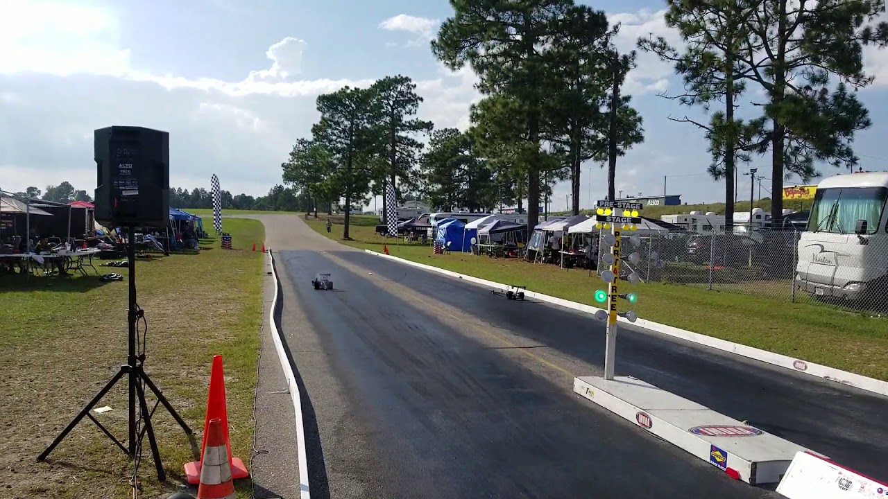 1/4 Scale RC Drag Race! Gas vs Electric!