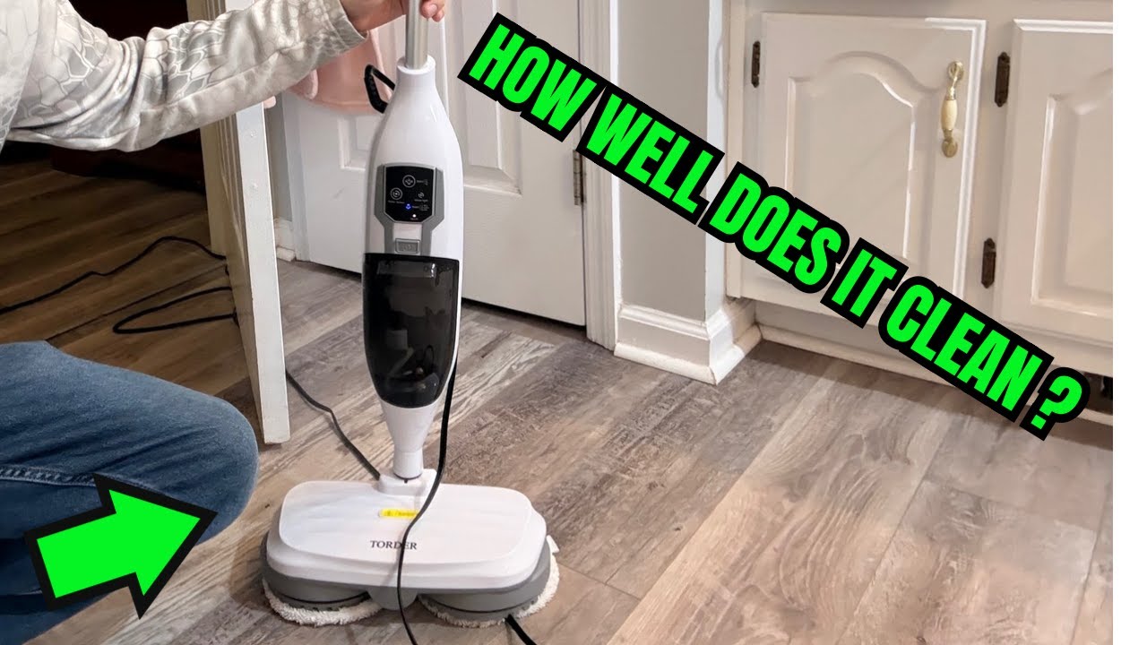 Is The BEST STEAM MOP on Amazon? Hard Wood Floors,Tile Scrub Steamer, Deep Cleaning, Carpet, Mop