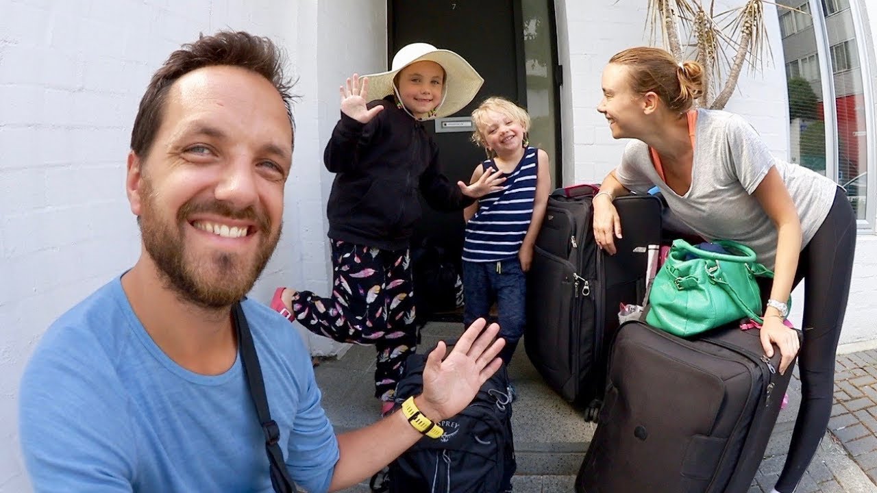 Familjen reser till Nya Zeeland från Thailand VLOGG