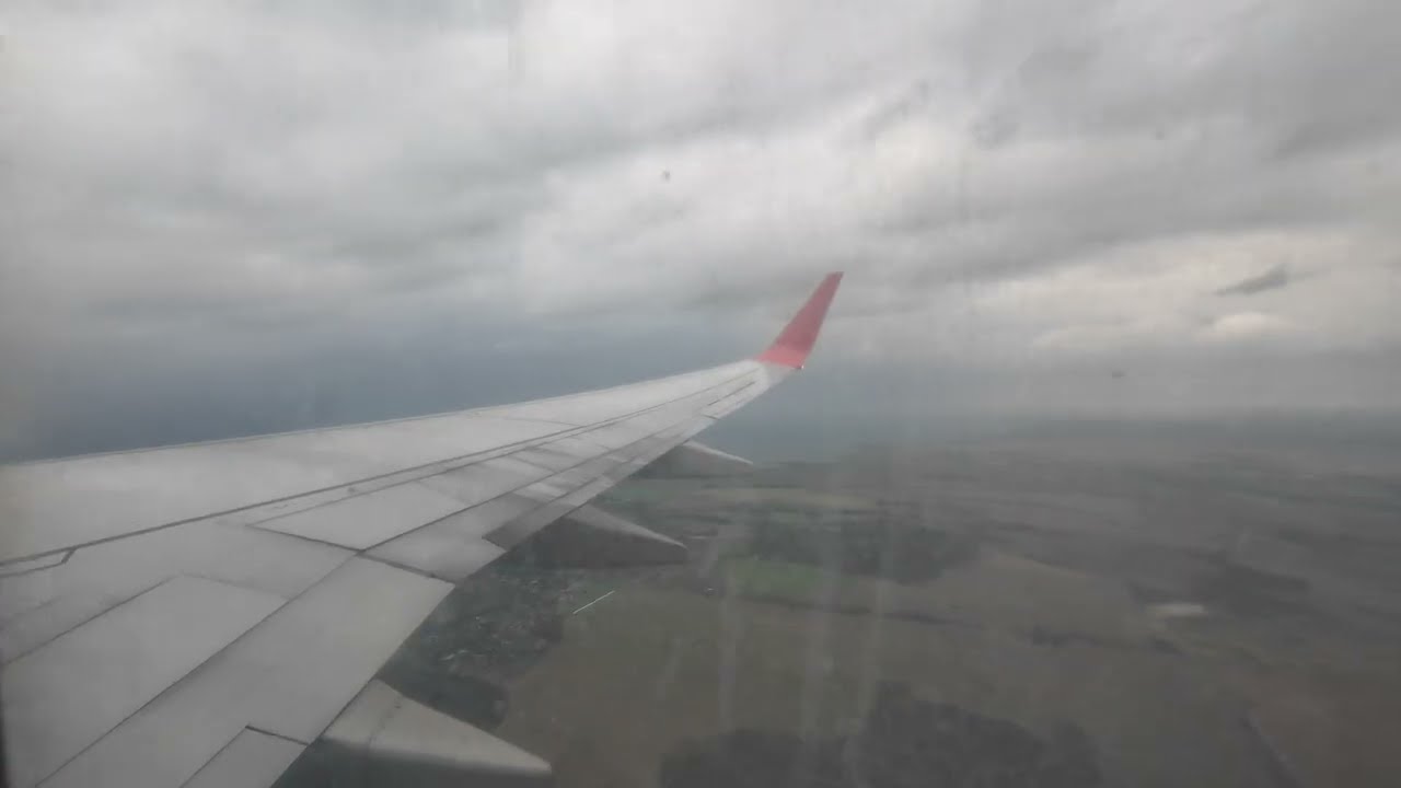 Take off Boeing 737 Smartavia from Kaliningrad Khrabrovo (KGD)
