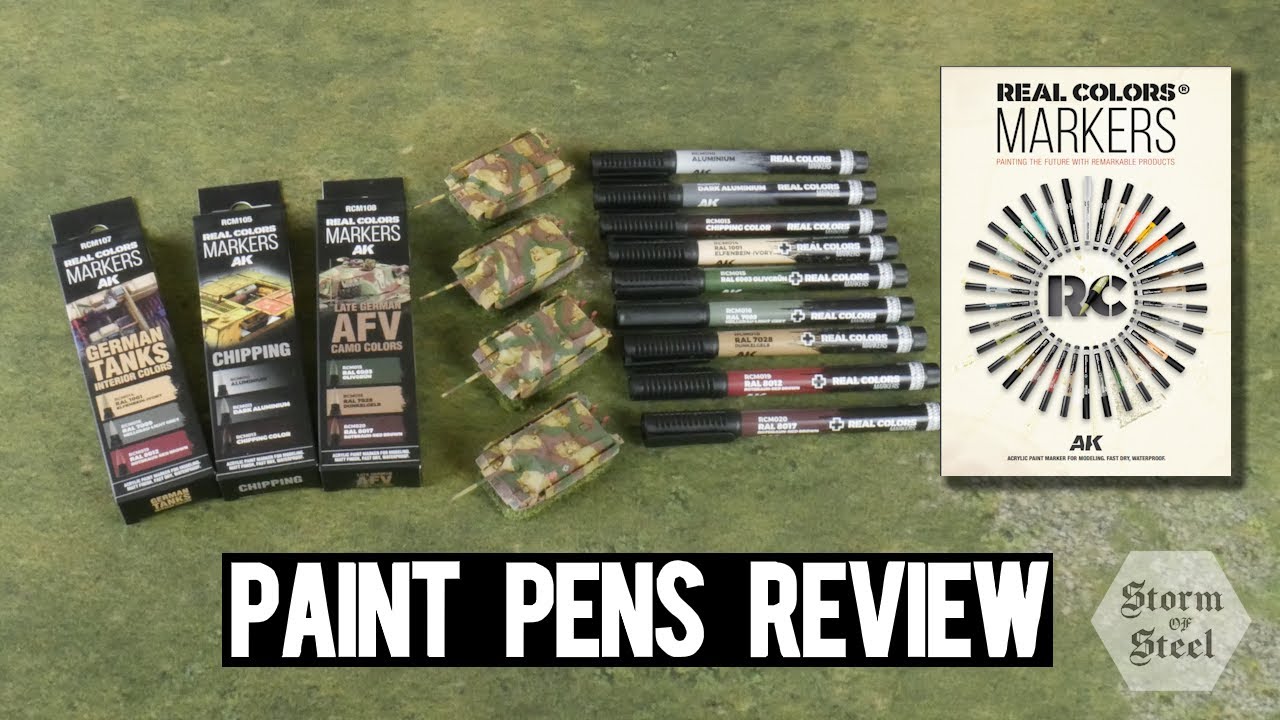 Хороши ли новые ручки AK Paint Pen?