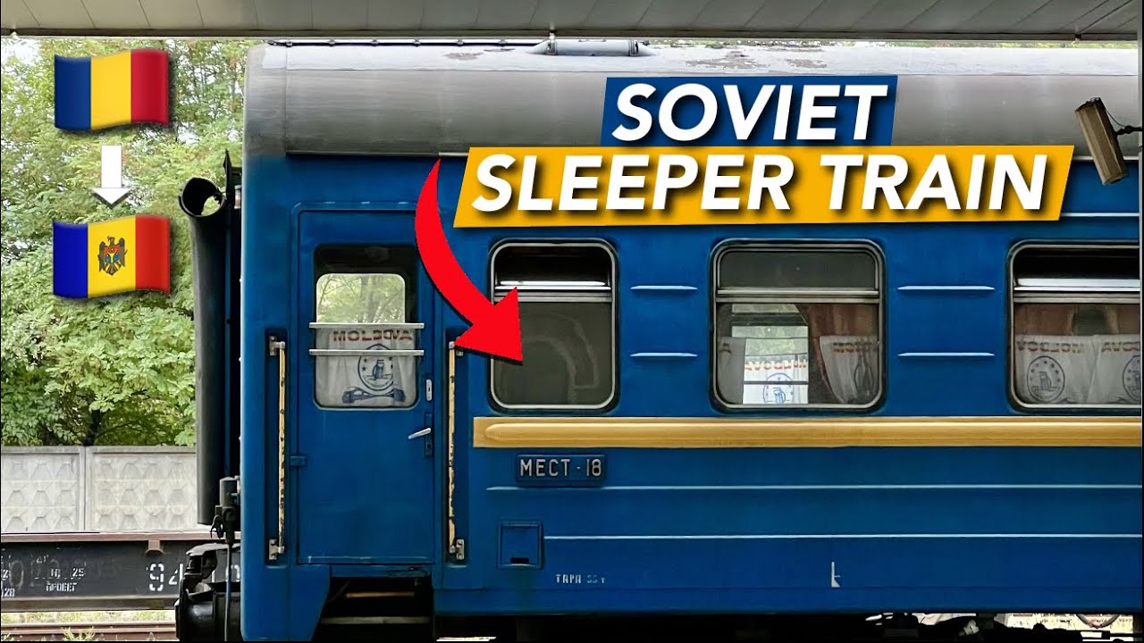 13 часов на одном из последних спальных вагонов Советского Союза - Румыния в Молдову 🇷🇴🇲🇩