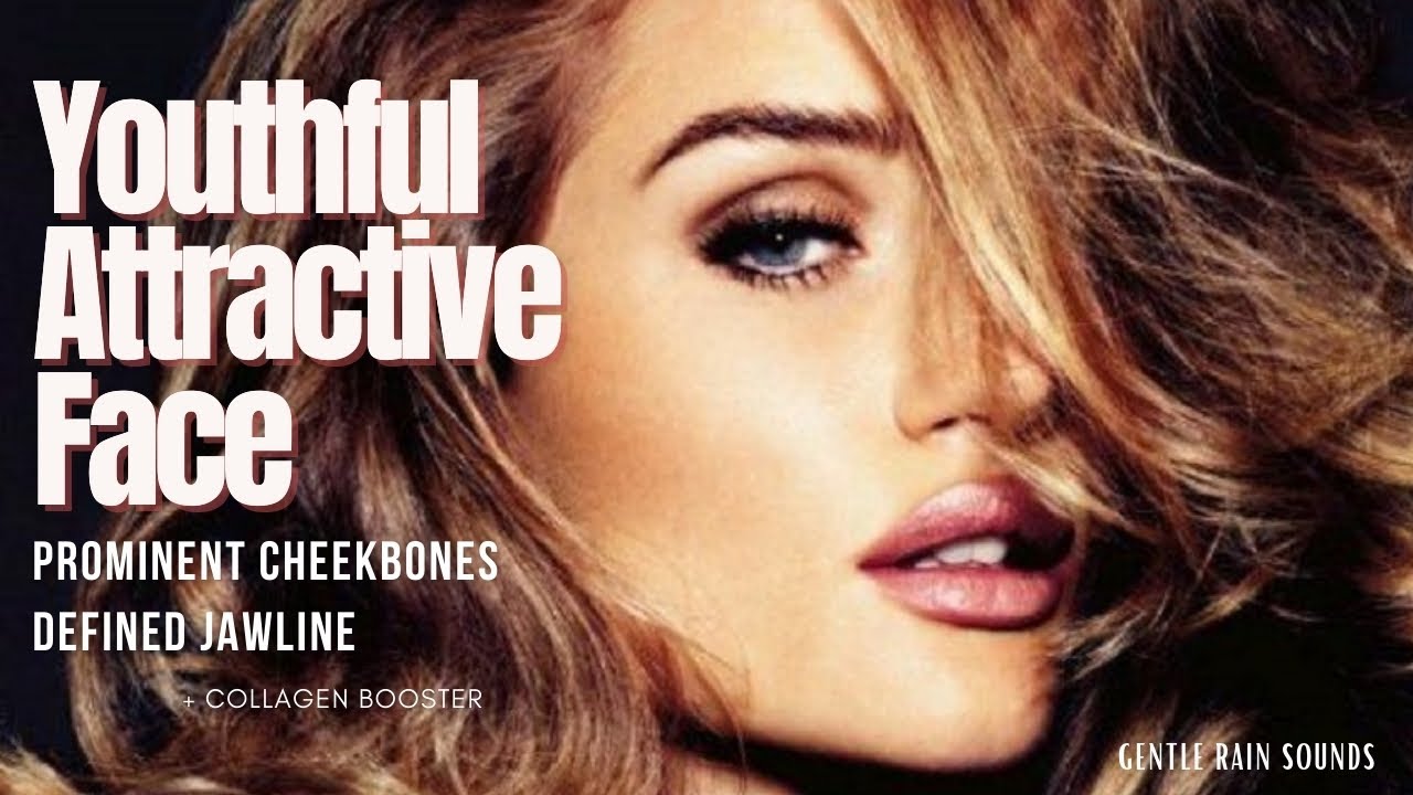 ❋ Attractive Face ~ Prominent Cheekbones | Defined Jawline | Collagen | Unisex ~ Gentle Rain Sounds