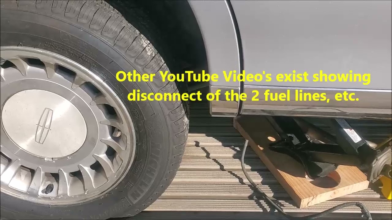 2000 Lincoln Town Car Fuel Pump Replacement 1 17 2024