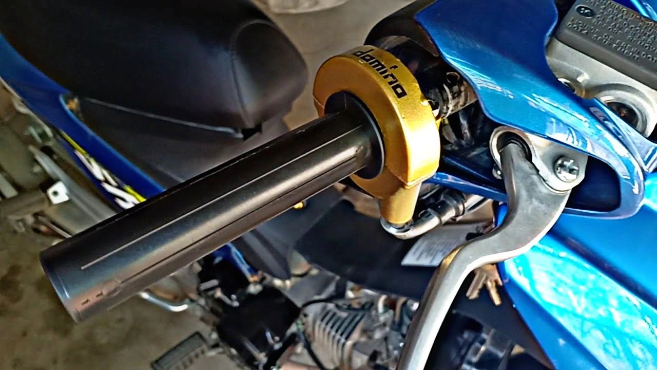Installing Domino quick throttle | suzuki smash115