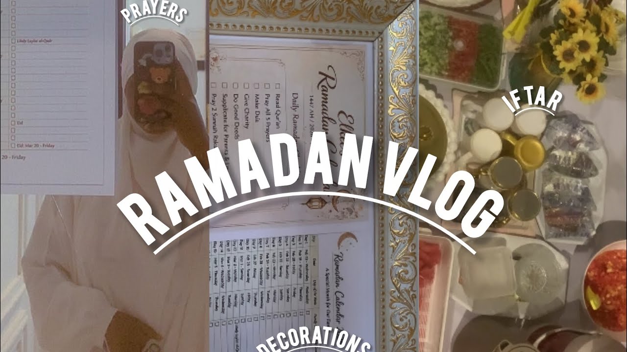Ramadanvlog 🌷🌙✨