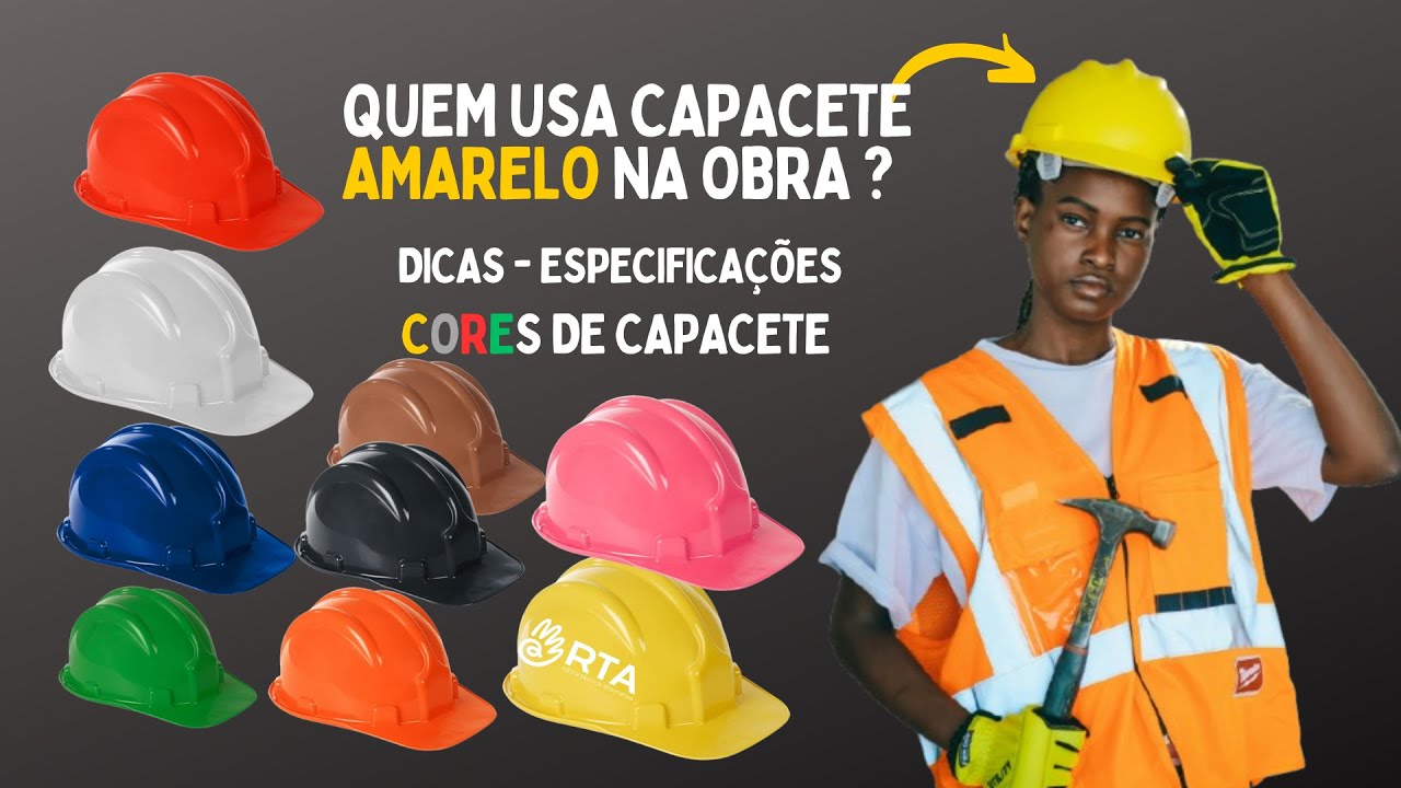 Capacete de Segurança - Dicas e Especificações -  Cores na Obra, Quem usa capacete azul?