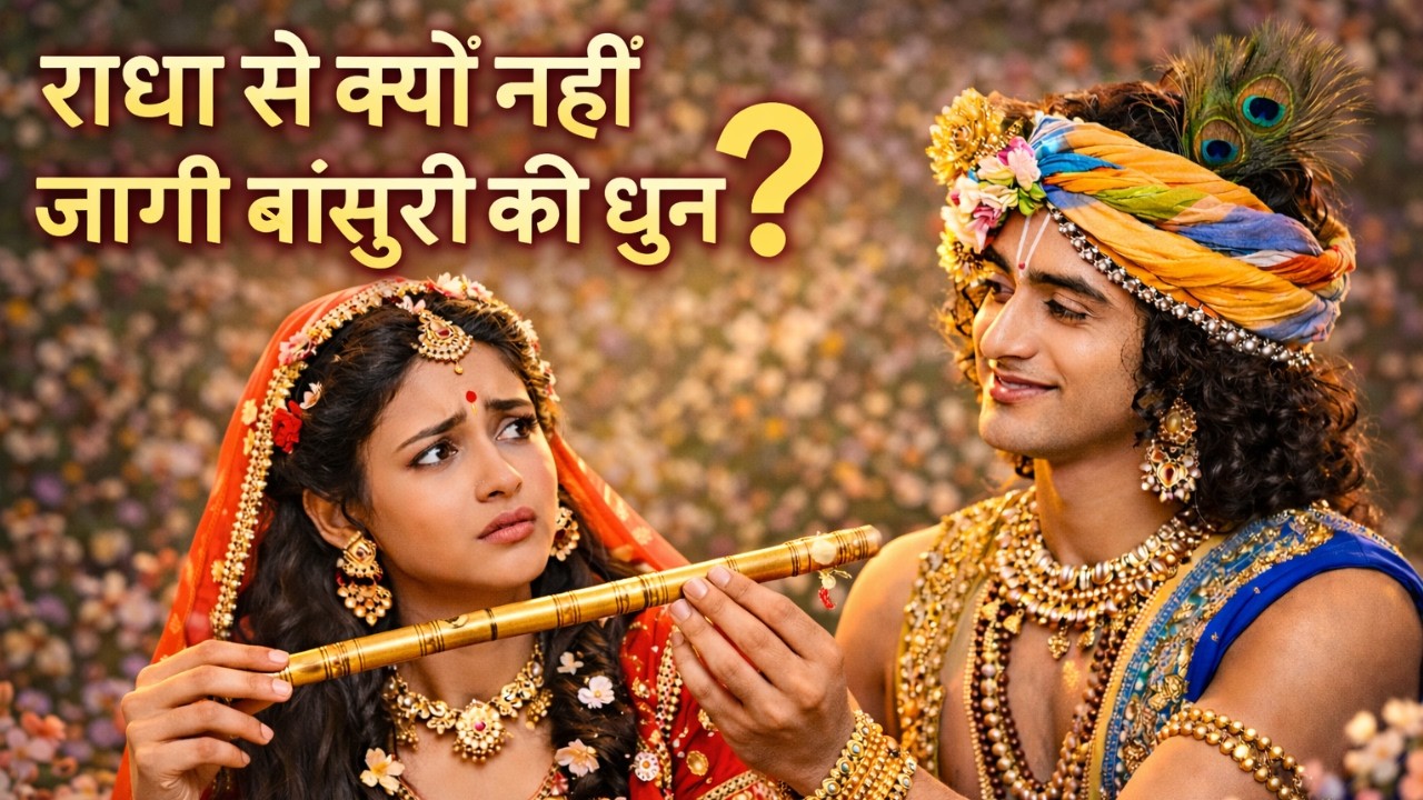 देववाणी: राधा ने बजानी चाही कृष्ण की बांसुरी, पर नहीं जागी बांसुरी की धुन ? | Radha-Krishna Story