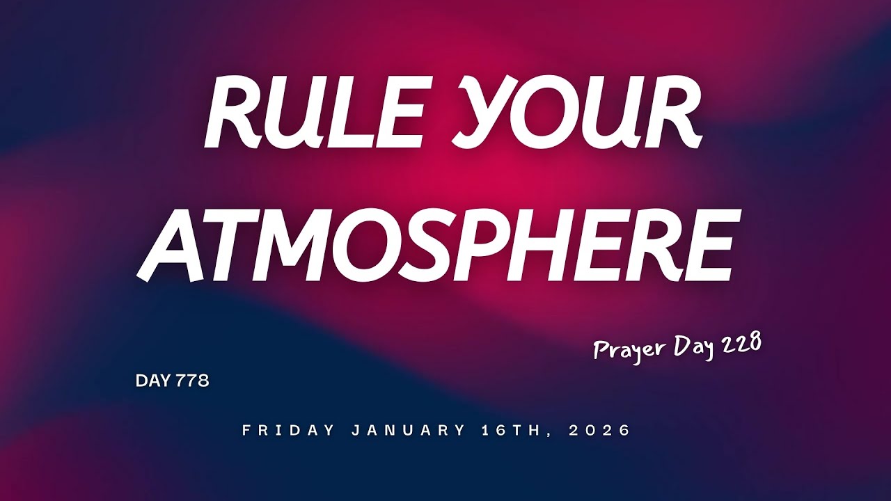 RULE YOUR ATMOSPHERE #DAY778 With Apostle Christophe SEBAGABO