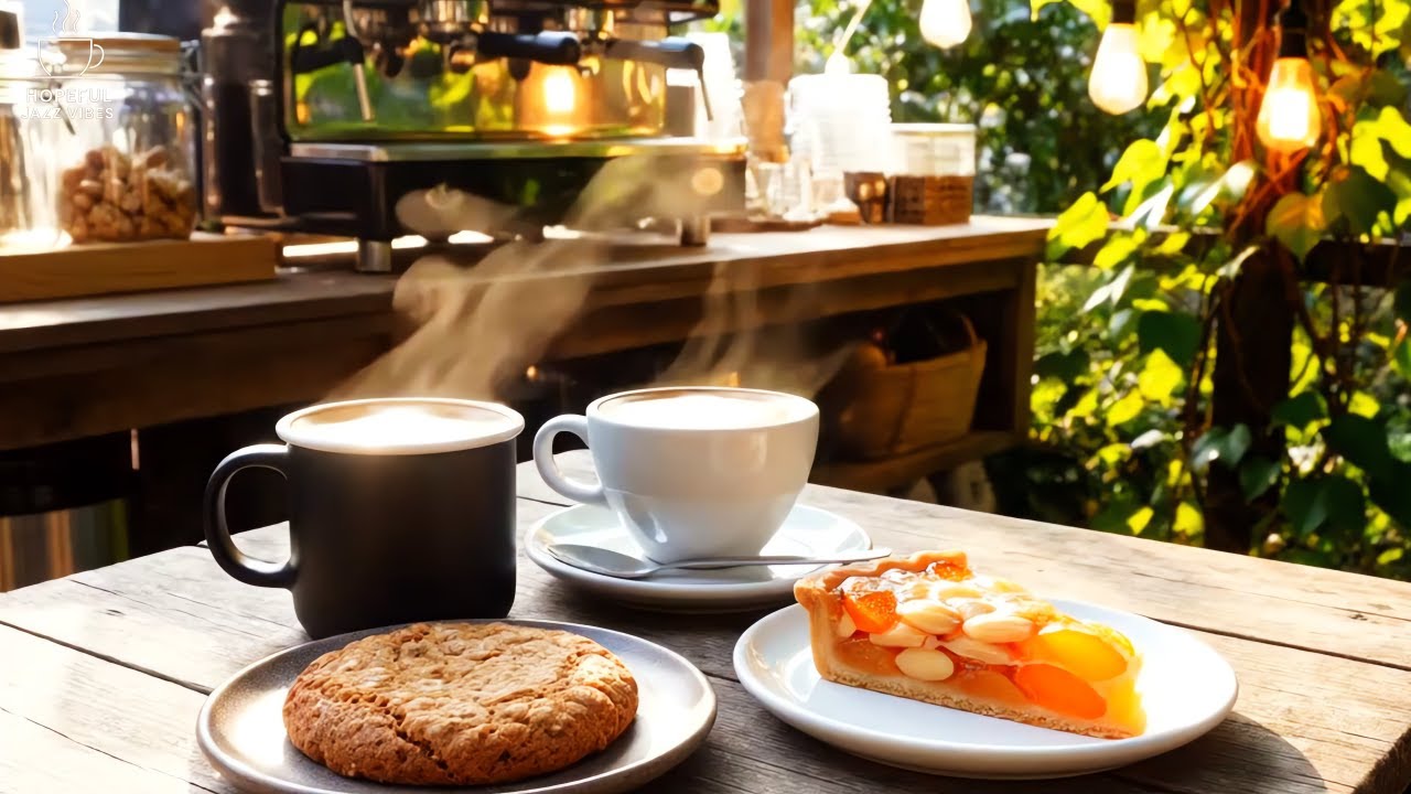 Positive Morning Jazz 🎶 Smooth Bossa Nova Instrumental with Peaceful Jazz Cafe Music for Study
