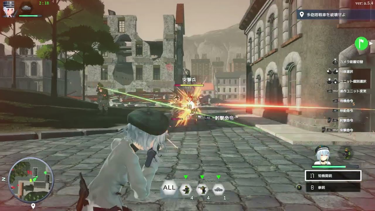 Developer Play Video Commander of Battlefront Development Demo【Indie Game】