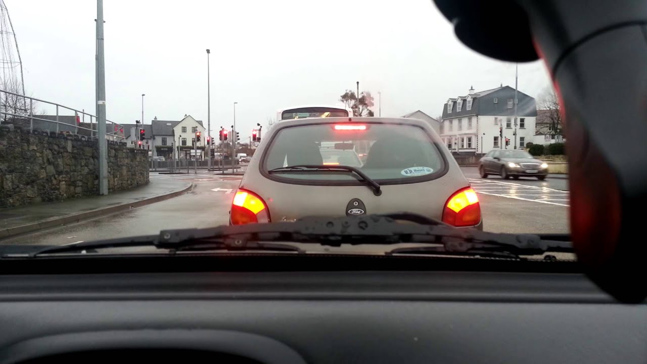 Galway city timelapse on a wet day