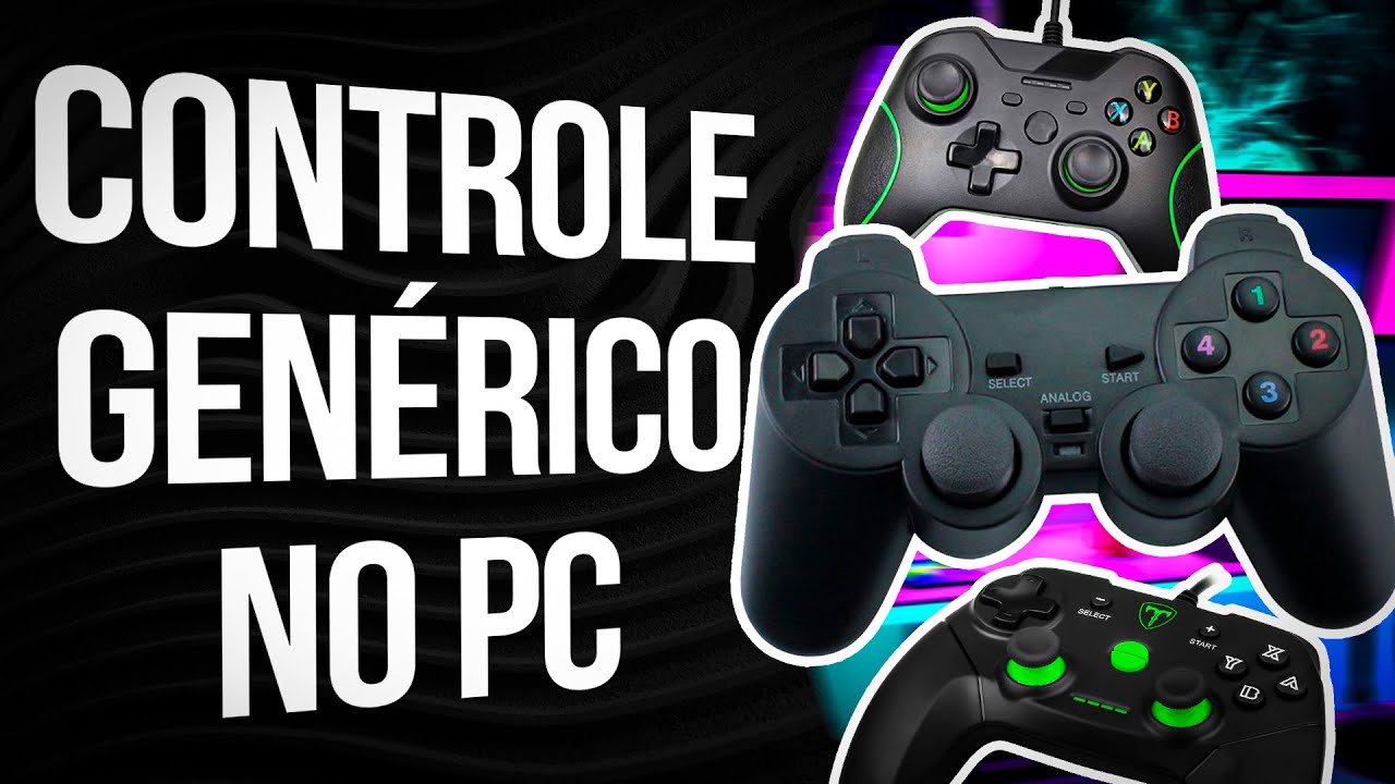 COMO USAR CONTROLE GENÉRICO no PC 🎮 - TODOS OS JOGOS  !