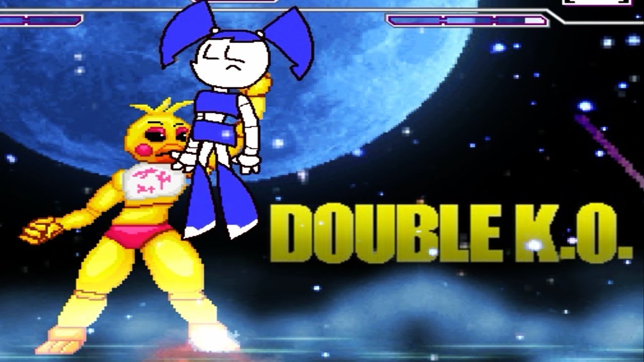 M.U.G.E.N. Amazing Battle!!! Toy Chica vs. XJ9 Jenny Player 1 vs Player 2 | FUNNY GAMING