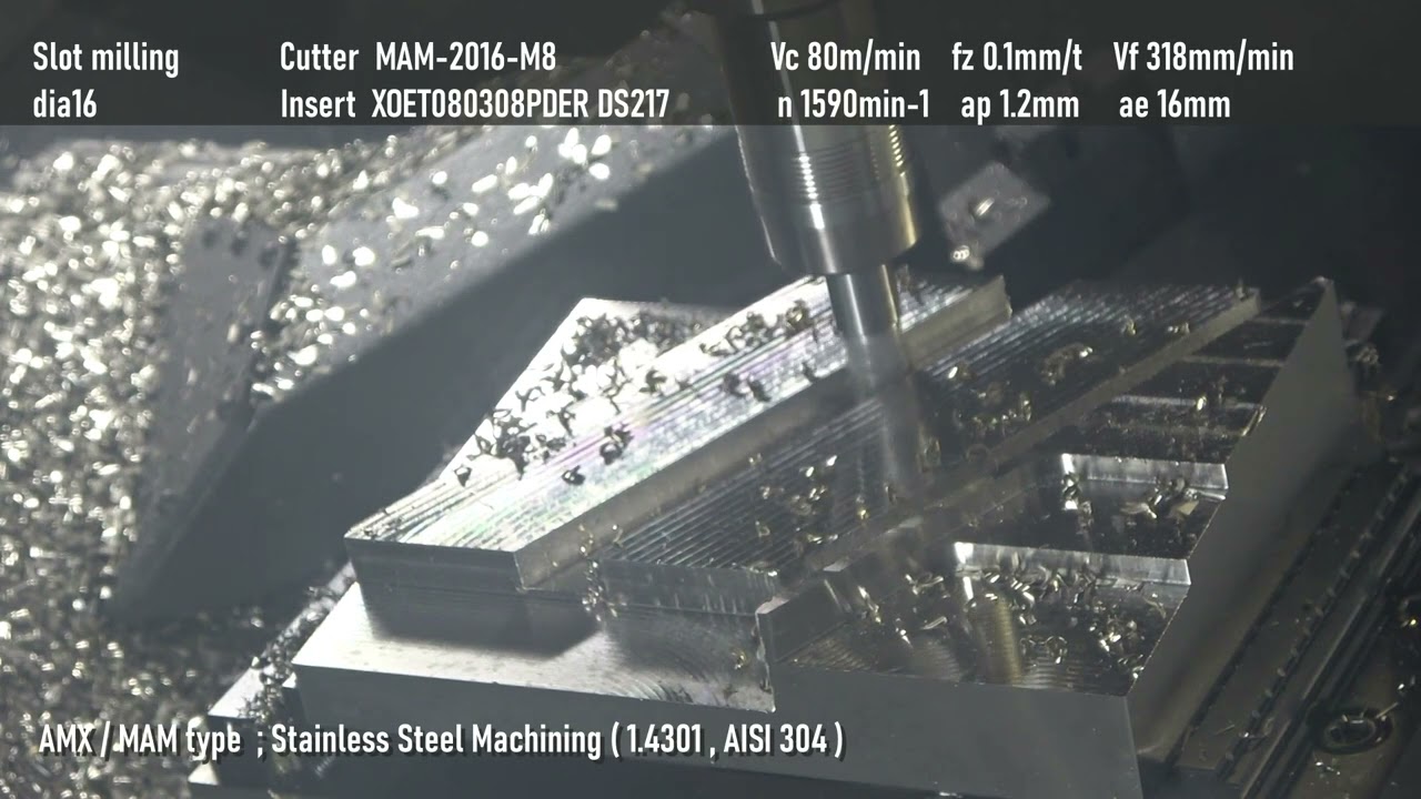 #116 Aero Chipper Mini : Machining Stainless steel 1 4301