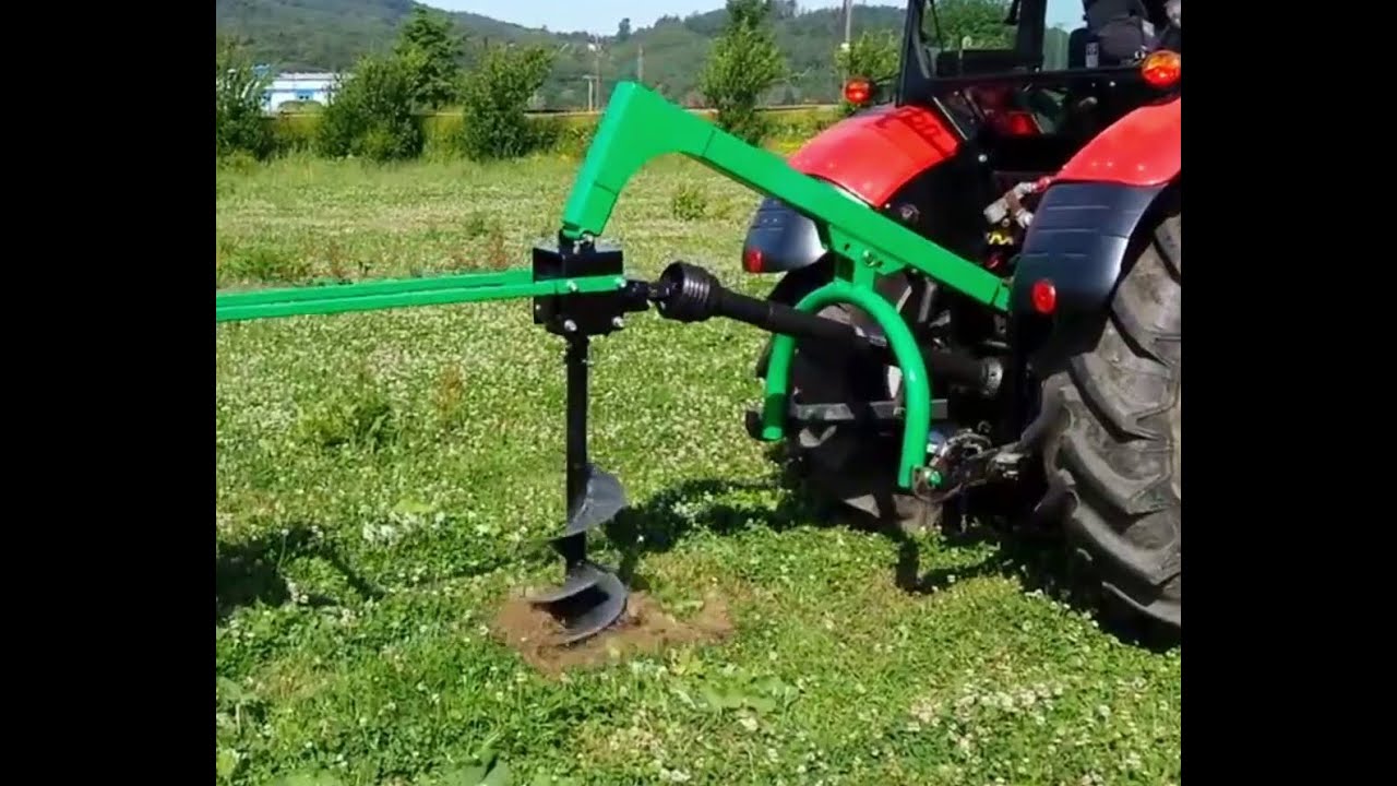 Erdbohrer f&uuml;r Traktoren / Trecker mit Zapfwellenantrieb - VIELITZ