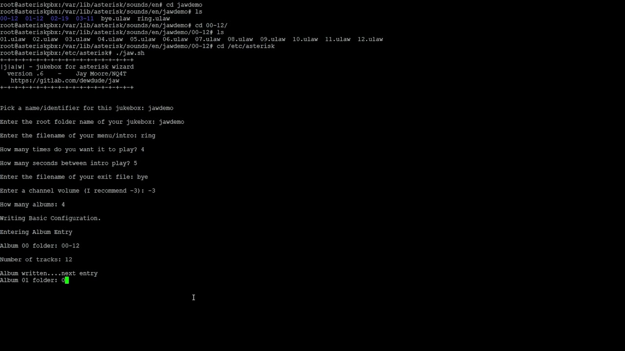 Creating An Asterisk Jukebox With JAW