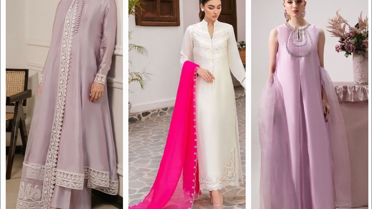 Silk Long Qameez Suits Designs 2026 | Elegant & Stylish Pakistani Long Dresses