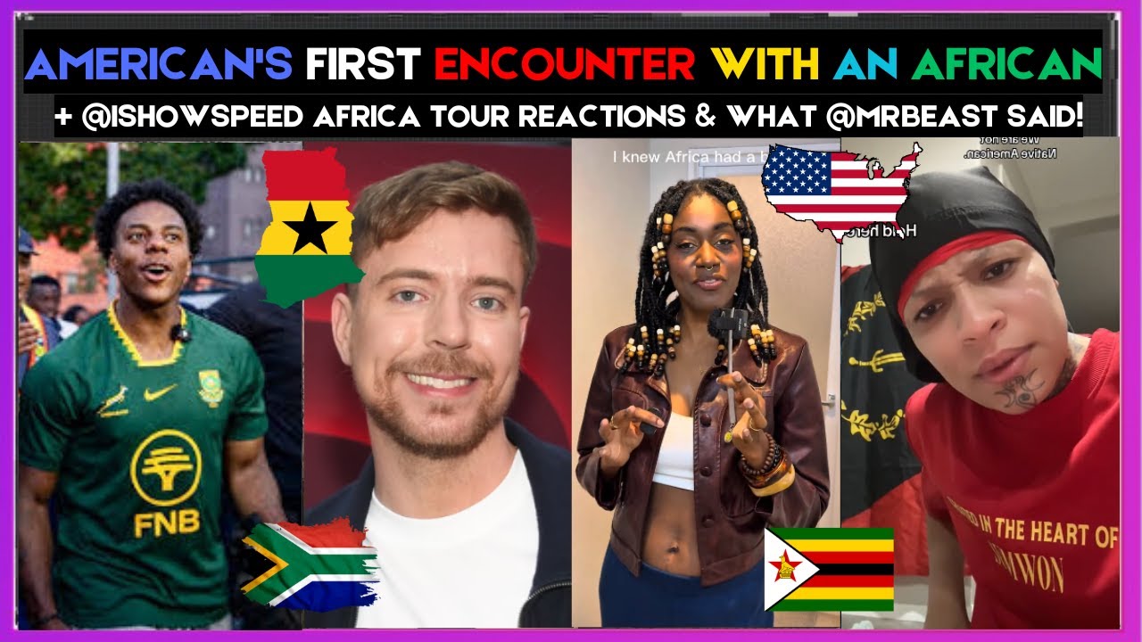 🇬🇭🇺🇸 AMERICAN'S FIRST ENCOUNTER WITH AN AFRICAN + @ISHOWSPEED AFRICA TOUR REACTIONS | Kamma Dyn