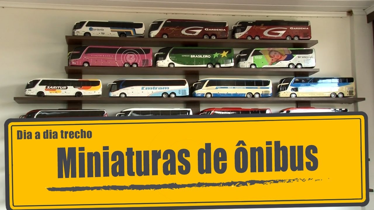 Miniaturas de ônibus