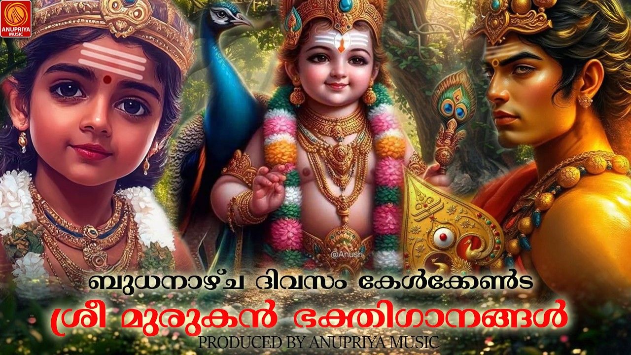 ബുധനാഴ്ച ദിവസം കേൾക്കേണ്ട ശ്രീ മുരുകൻ ഭക്തിഗാനങ്ങൾ|sreemurukandevotionalsongs|