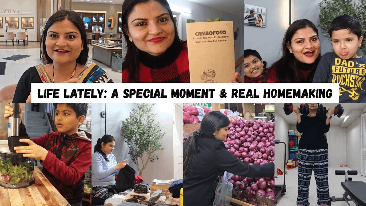 Life Lately: Sharing a Good News, Indian Grocery Shopping & Makki Paratha, Real Homemaking Moments