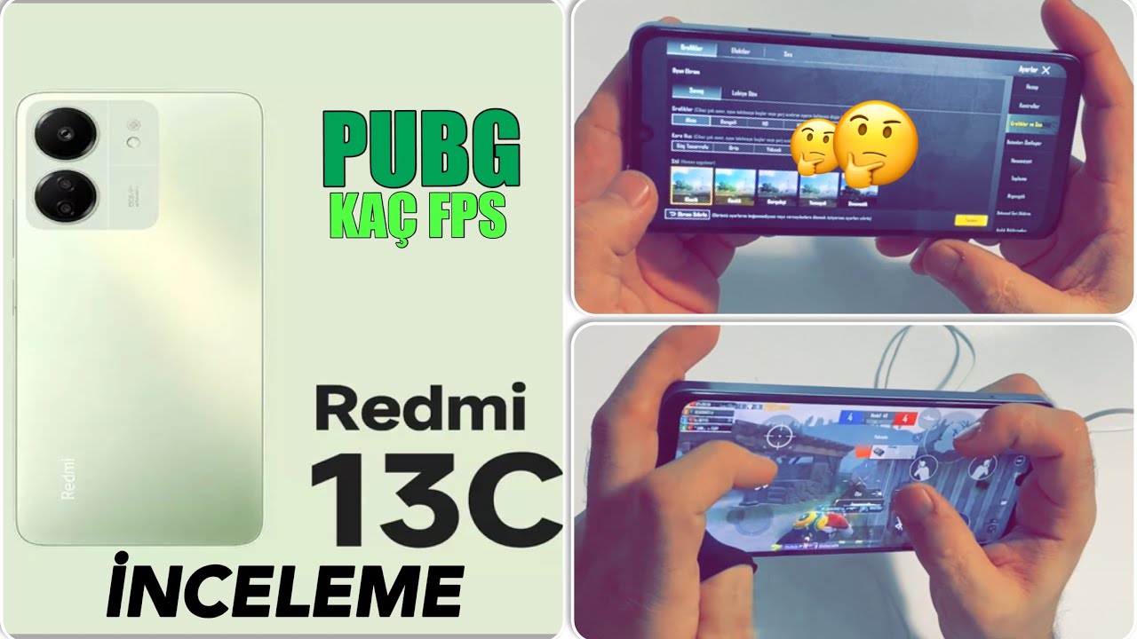 REDMİ 13C KAÇ FPS PUBG MOBİLE - REDMİ 13C İNCELEME 