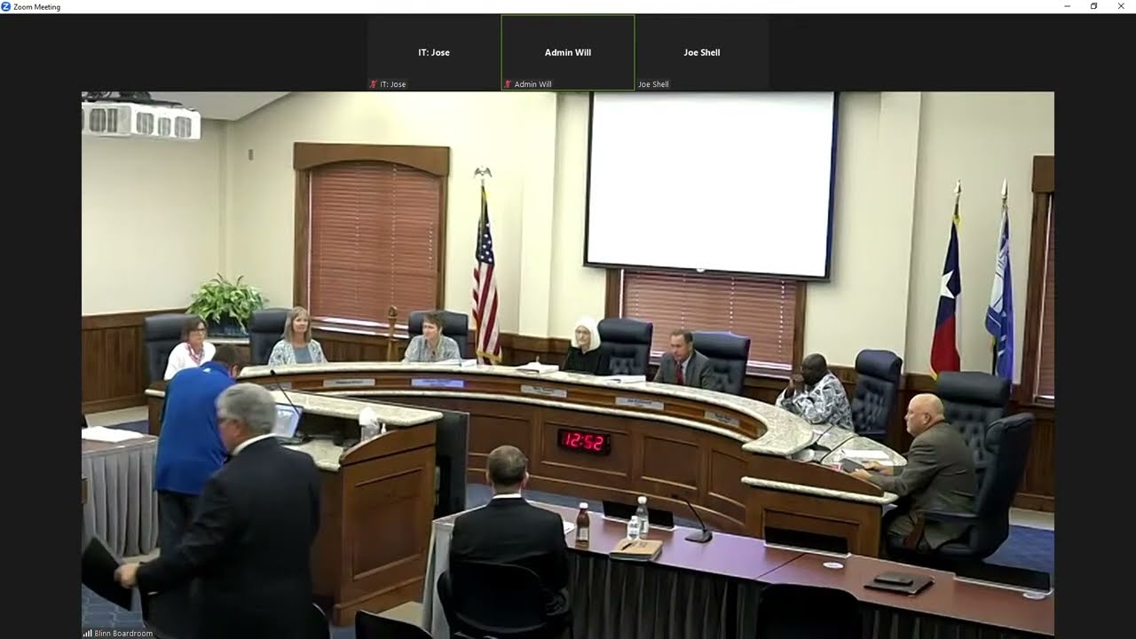 Blinn College District - Board Meeting - September 18, 2023 - Adjournment