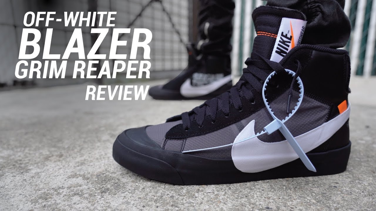 Off White Nike Blazer Mid Grim Reaper Review & On Feet