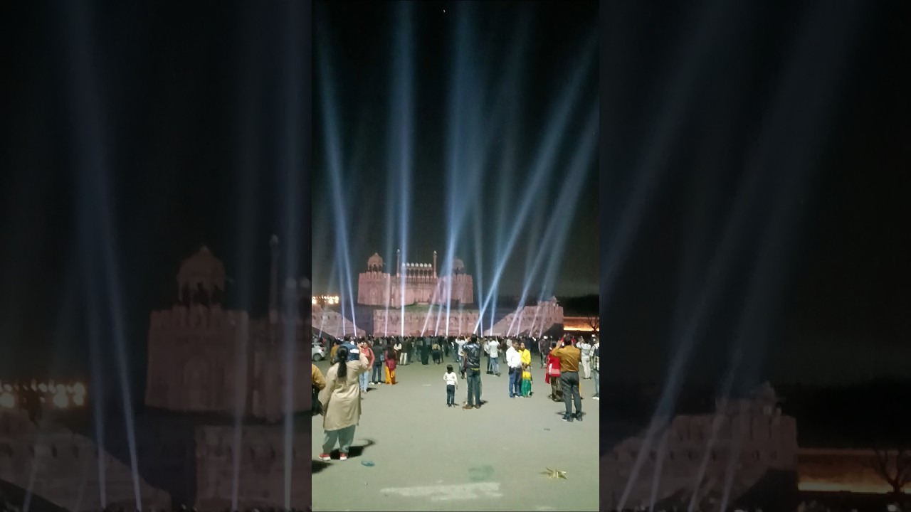 Lal kila / red fort  light show# Delhi shorts
