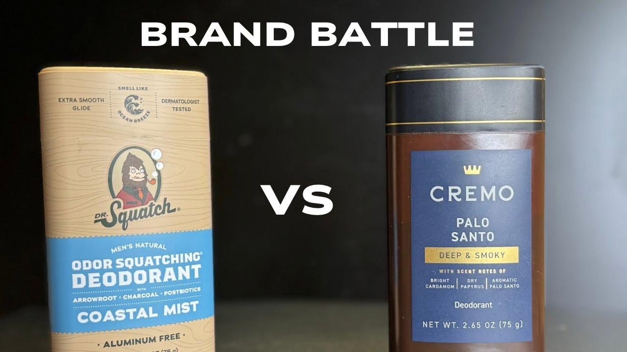 Dr. Squatch Vs Cremo Deodorant. #drsquatch #cremo