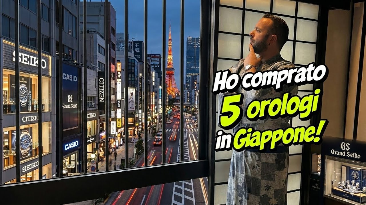 I 5 Orologi che ho comprato in GIAPPONE - Seiko, Citizen e Casio!