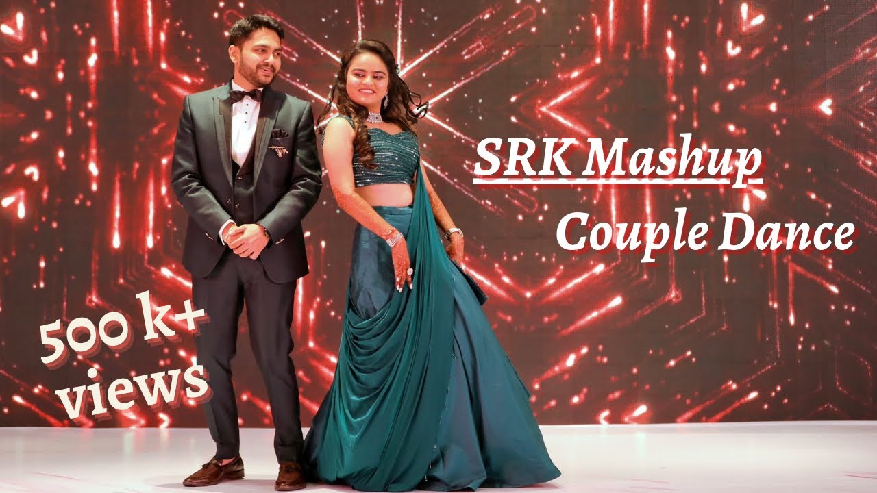 Dreamy performance by Bride & Groom | SRK Mashup | Sangeet Choreography | Couple dance