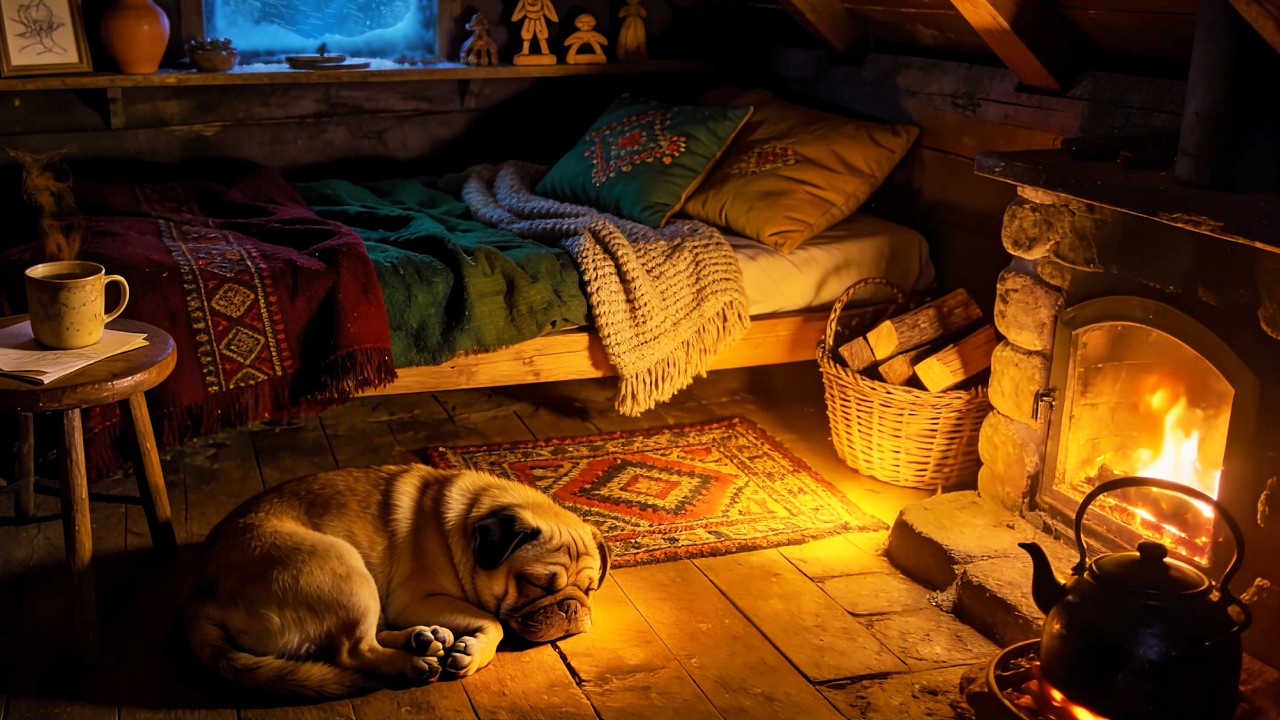 Я заснул через несколько минут&hellip; Уютный вечер в бабушкиной хижине с камином и снежной бурей.