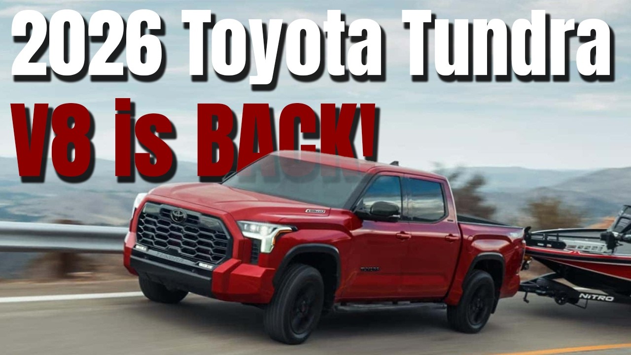 Toyota's Finally Listening - 2026 Tundra to Bring Back V8!