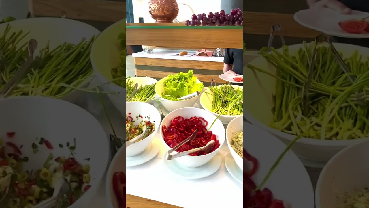 Euphoria Hotel Batumi, Breakfast buffet 2023. بوفه صبحانه هتل ایفوریا در باتومی گرجستان.